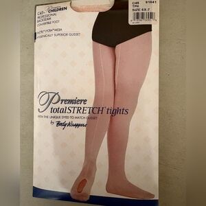 Body Wrappers Premiere TotalStretch Convertable Tights in Pink C45, 91641, 6x-7